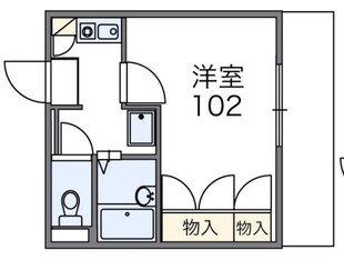 レオパレスツーエイト　11049の物件間取画像